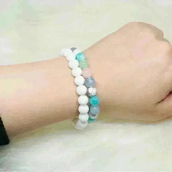 Halo beaded Duo Bracelet - Picture 4 of 5